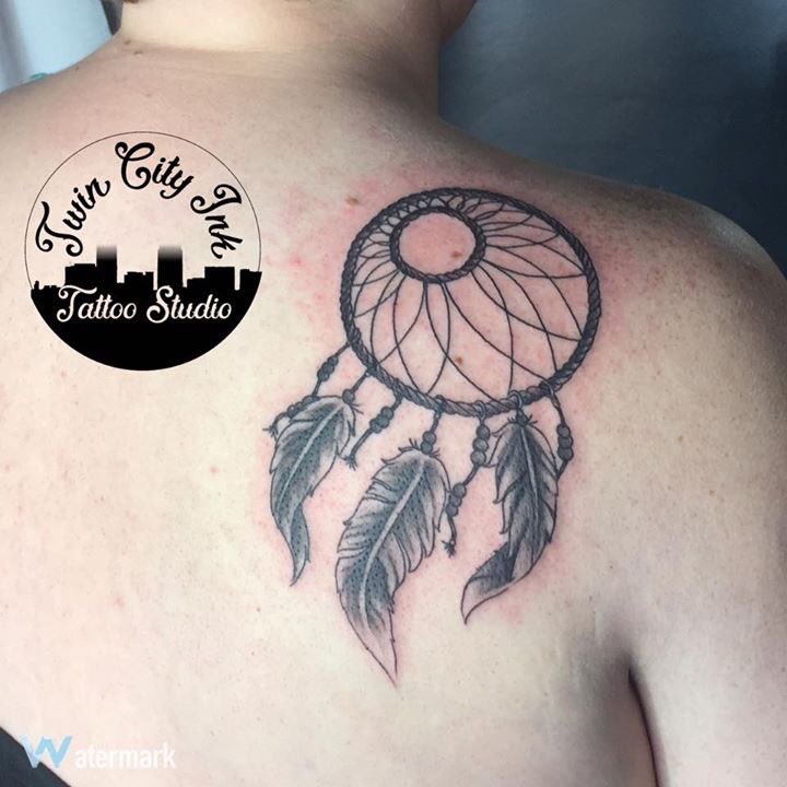 TwinCityInk's tweet photo. Start to a dreamcatcher, tattoo by Jaekob 😈 color next session! #mywinstonsalem #twincityinktattoos https://t.co/PvntbjO4mI