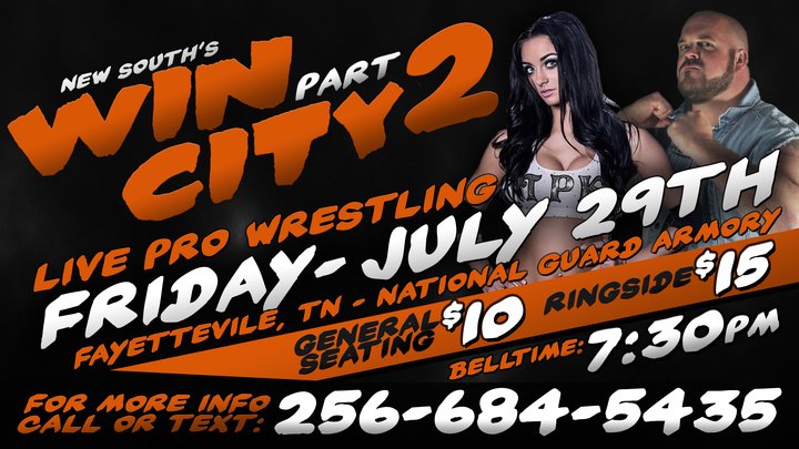 NewSouth_PW's tweet photo. Get your tix for @NewSouth_PW #WinCityPartTwo  debut of @priscillakelly_  and @OdinsonOfAsgard Vs @TrippCassidy https://t.co/VUzzmkuF0c