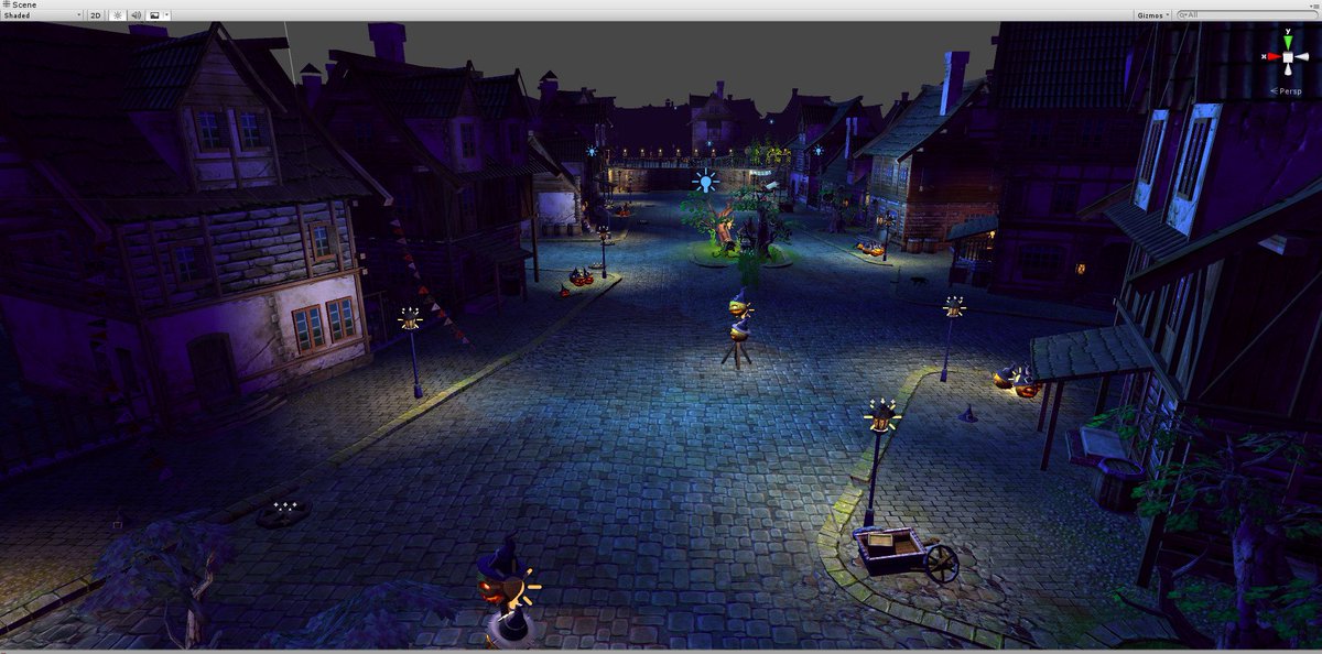 MysterHalloween's tweet photo. A city in Halloween #game #indie #Halloween https://t.co/TsAzBnoZZF
