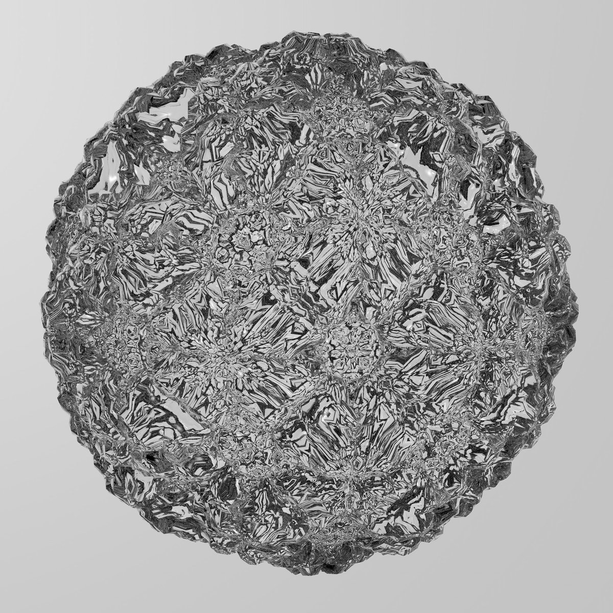 hapticdata's tweet image. Working on some mesh subdivision + displacement w/ toxiclibsjs and #threejs then OBJ into #cinema4d #generative