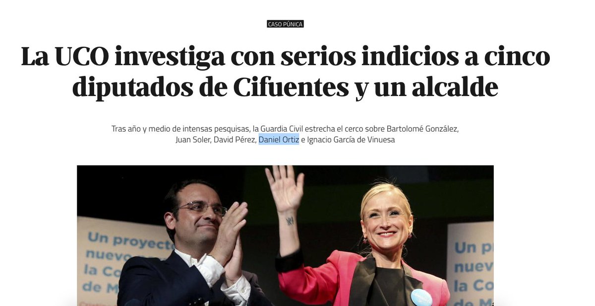 Daniel Ortiz dimite por su imputación en la Púnica, pero conociendo al PP no será la única dimisión por corrupción.