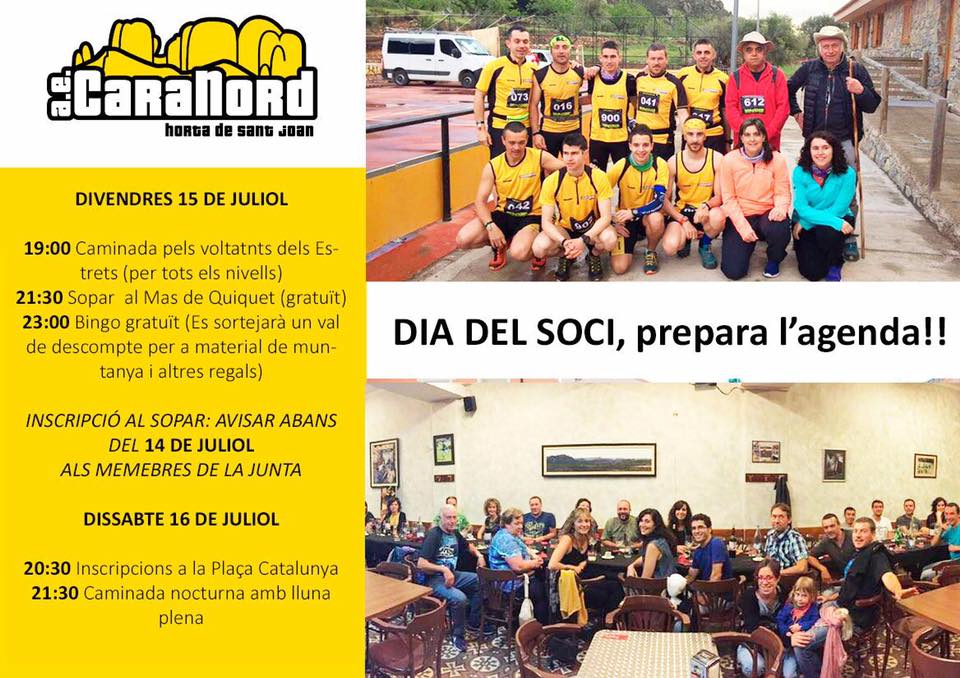 CursaRoques's tweet photo. Arriba el dia del soci!!! T'esperem! https://t.co/Ib3th9lFWi