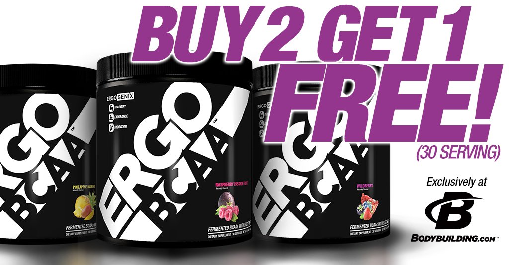 BBcomDeals's tweet photo. #DealAlert @ErgoGenix #ErgoBCAA's are Buy 2 Get 1 FREE! 
Hurry in and score this deal: https://t.co/Xk5x5IvLK5 https://t.co/vZtzbH9klB