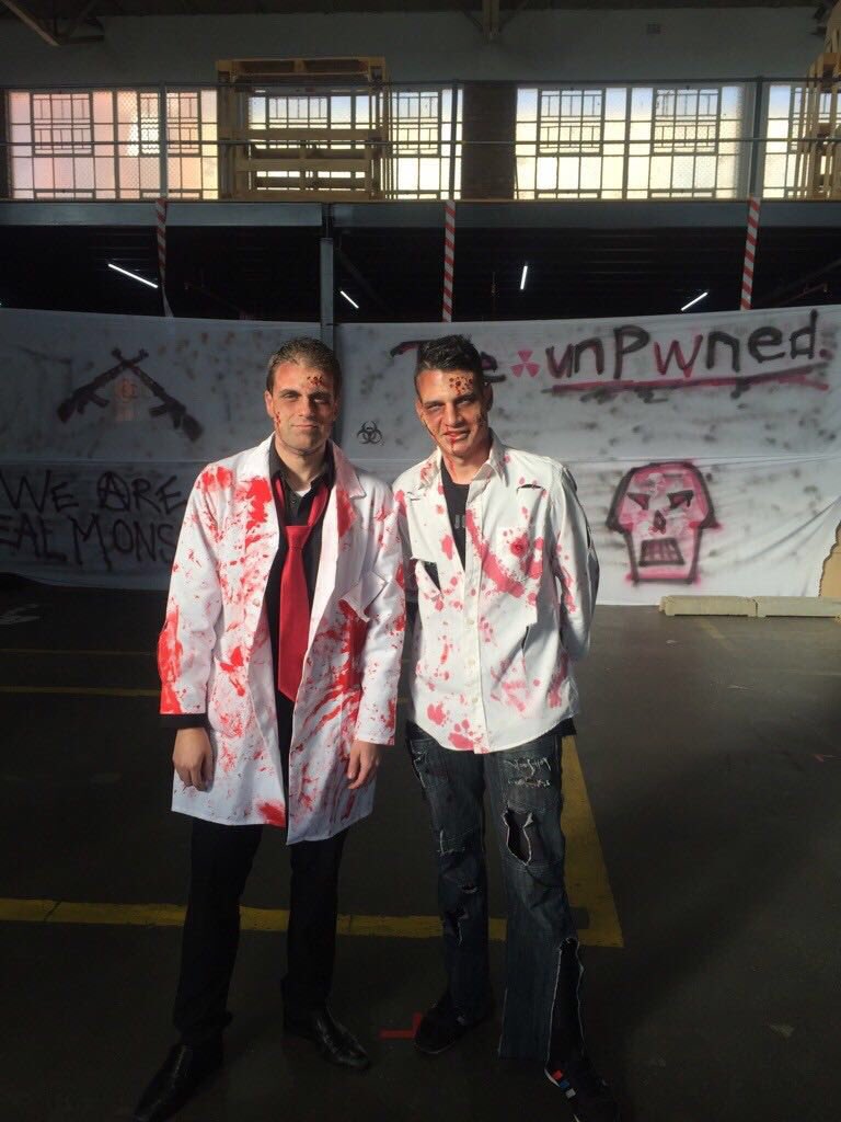 FSecure_Consult's tweet photo. Techs at the MWR Hackfu ZA challenge are working overnight to uncover the vaccine #hackfuza #zombietakeover https://t.co/ulzZjD3C5v