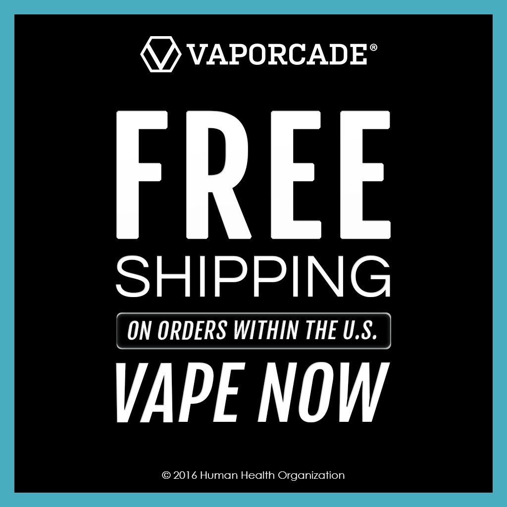 Vaporcade's tweet photo. Stock up and save. Get #freeshipping on orders within the U.S. 
Vape Now: https://t.co/qtG0Ll81kv https://t.co/1U0kIQBYfa