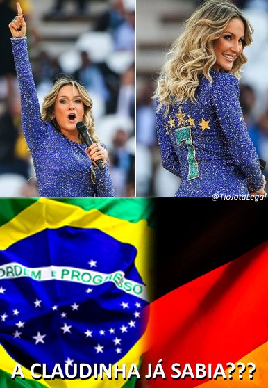 TioJotaLegal's tweet photo. @ClaudiaLeitte também já sabia??? #CopaComprada??? #TeoriaDaConspiração??? #7x1Day https://t.co/TL7LaqXUU4