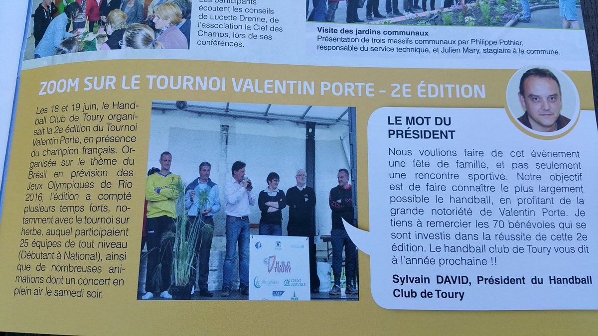 HBCToury's tweet photo. Toury Magazine retour sur le 2ème tournoi @ValHand28 #EnRouteVersRio https://t.co/srdXWx7NfW