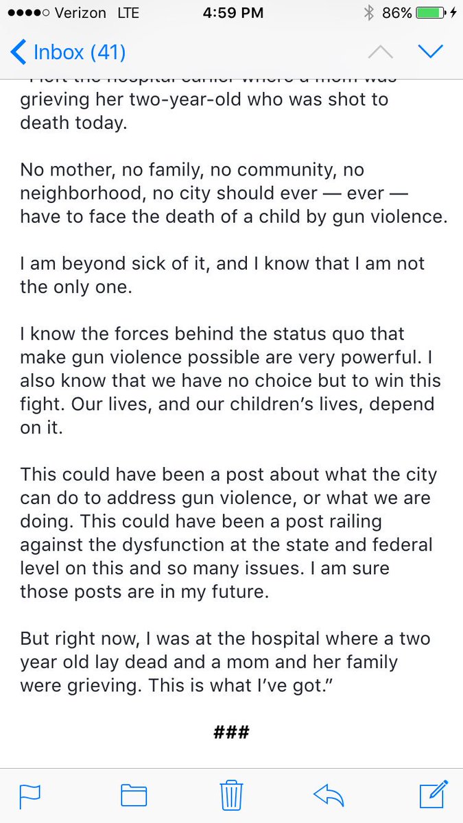 jayolstadtv's tweet photo. Here's the statement from @MayorHodges about the 2-year-old shot and killed, along w/ the toddler injured. https://t.co/KTUxxu6OrO