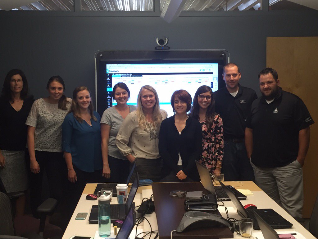 kinetechcloud's tweet photo. Way to go @AmerInteriors for a stellar #KinetechPM go-live! @DIRTT take a look at these guys! https://t.co/gwe5rZiFP4