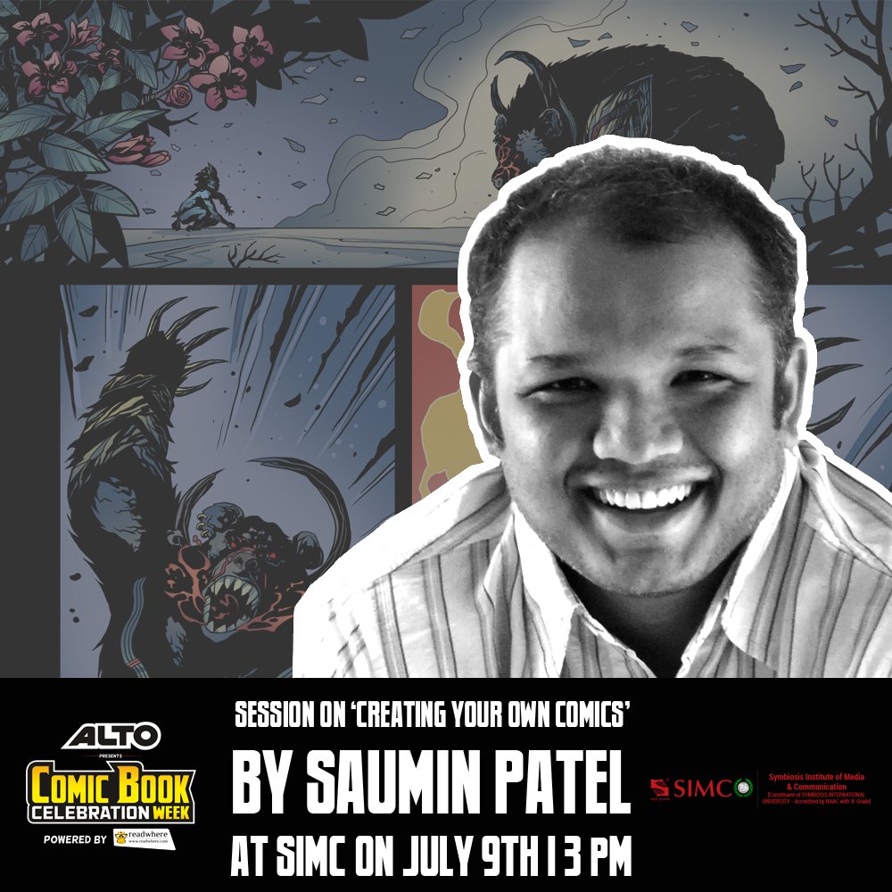 gold1otoko's tweet photo. @Pictorialcinema would be with us for a workshop on creating your own comics. Lets create magic. #ComicConAtSIMC https://t.co/RT82DSQPjH