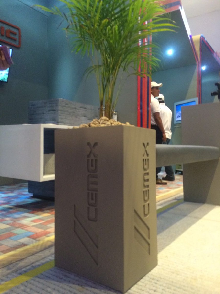 CEMEX_Nicaragua's tweet photo. Con estos bellos detalles diseñamos nuestro stand #CEMEX en #Fercon2016 "En Armonía con la naturaleza" https://t.co/sZHbXcgkjN