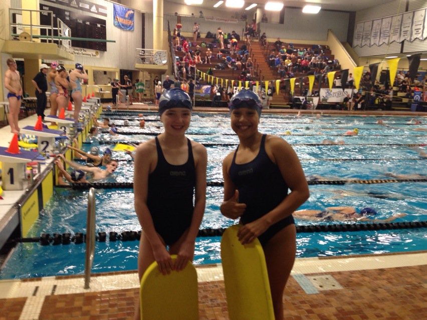 HfxTrojans's tweet photo. The two youngest Trojans at Ken Dunn LC Champs are ready to go for finals tonight!! https://t.co/MvaMjxcoSS