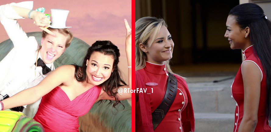 RTorFAV_1's tweet photo. REQUESTED 
RT for Brittana 
LIKE for Dantana https://t.co/K7pwEeAQMC