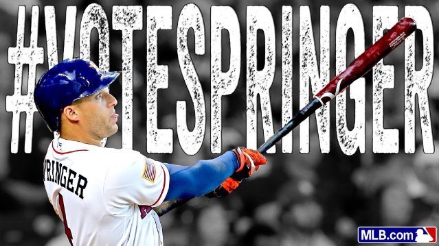 dmachstrofan's tweet photo. @astros #VoteSpringer https://t.co/nFPLkNRHH4