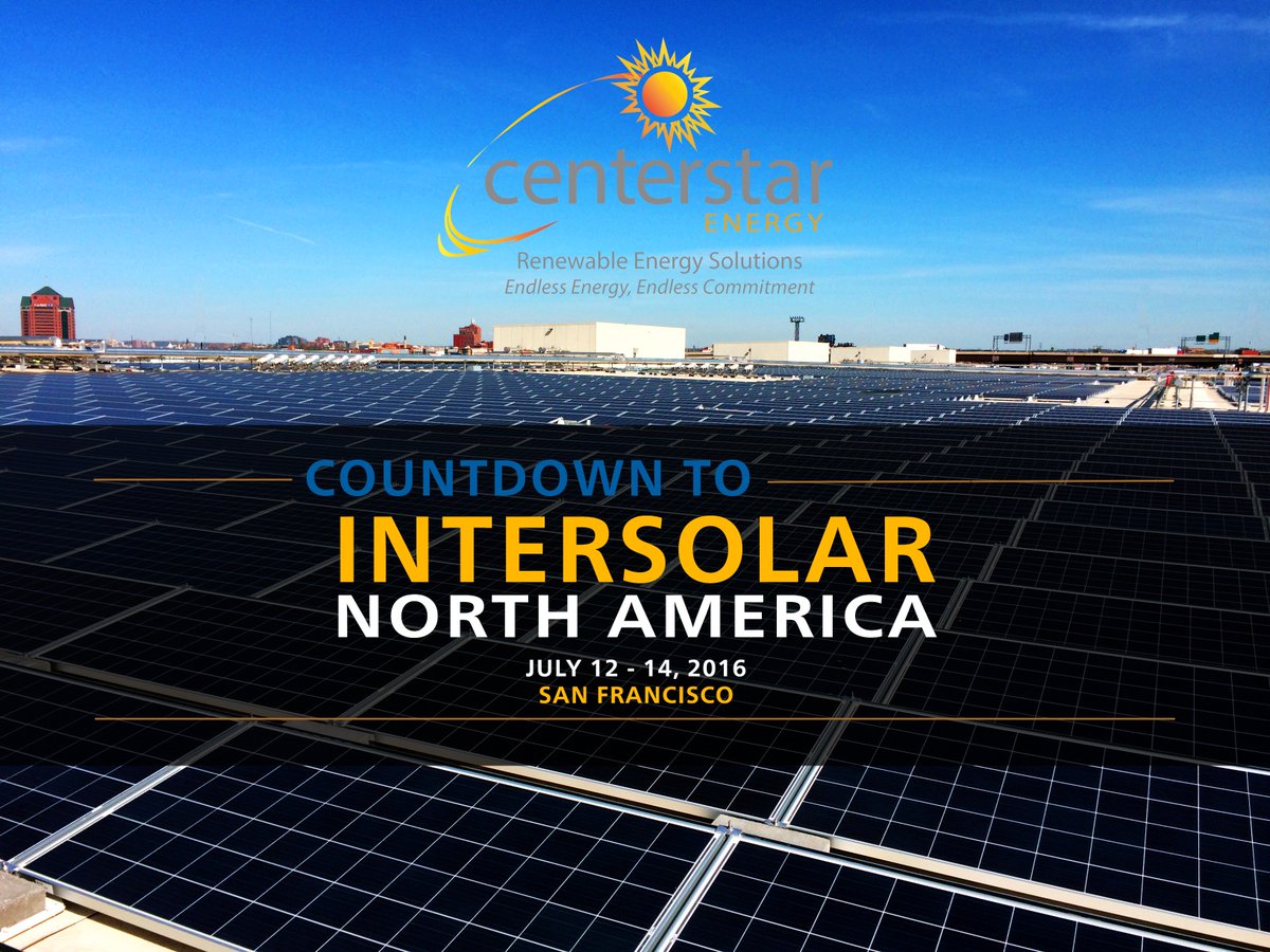 CenterStarUSA's tweet photo. 4 Days til We're at #Intersolar North America. Click the Link to Contact Our Executive Team
https://t.co/LkFbdLPylt https://t.co/AdmcwFUJZA