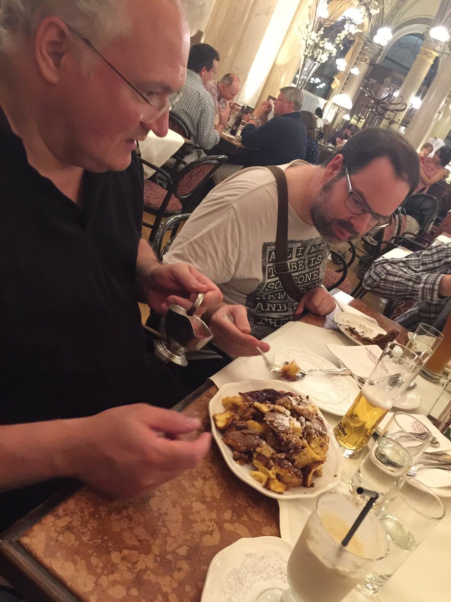 Kaiserschmarrn at <a href="/staf2016/">STAF 2016</a> cake wrap up at Cafe Central.