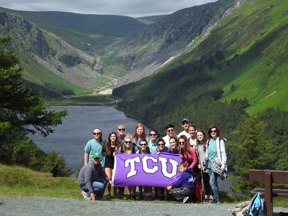 jvrhonors's tweet image. #TCUHonors Cultural Pilgrimages students at Ireland&apos;s Wicklow Mtns. Student pick their own theme for the pilgrimage.