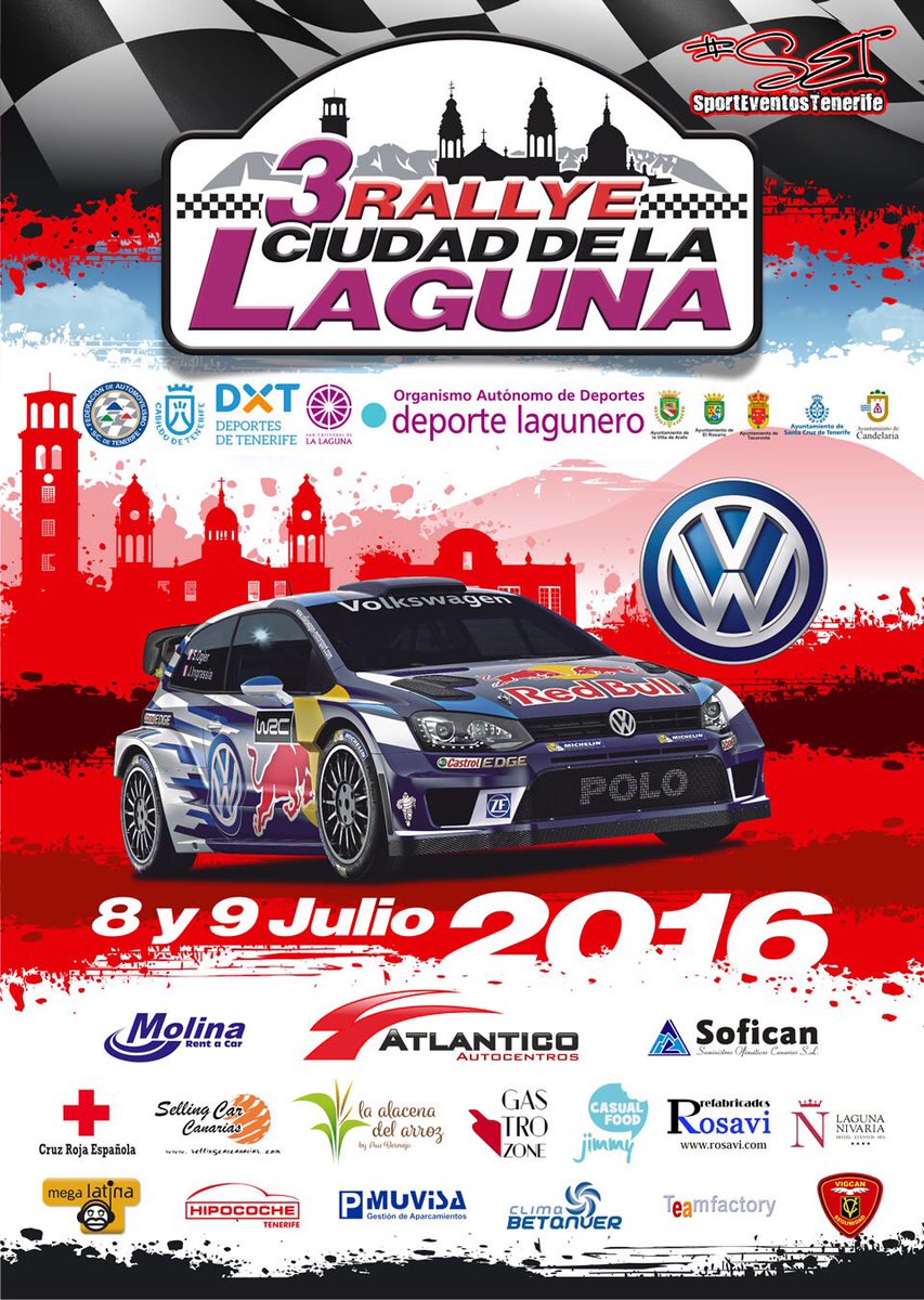 TiemposOn's tweet photo. Sigue EN DIRECTO los tiempos del #RallyeLaLaguna 2016 https://t.co/dWJx9zyZkn #Tenerife https://t.co/cYZU3MBjux
