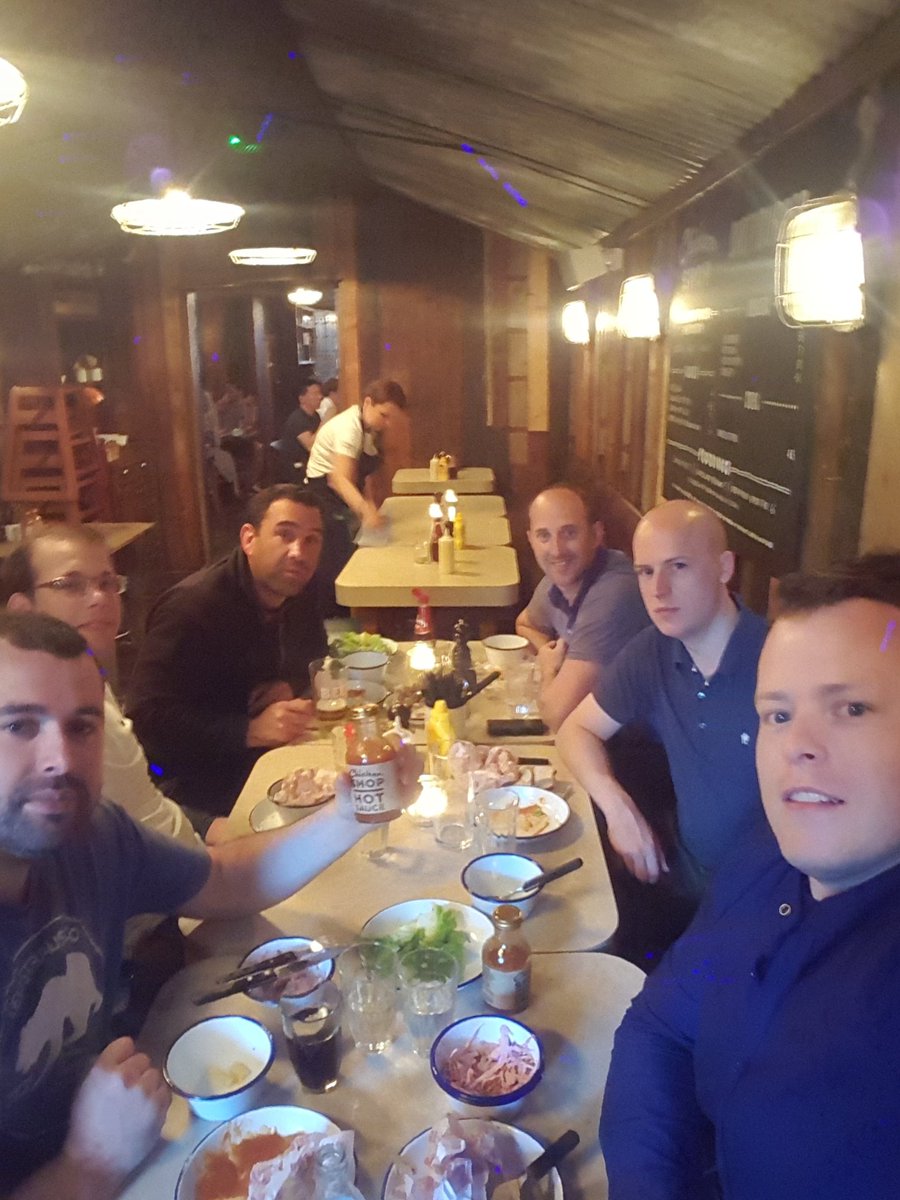 AlRobinsonChef's tweet photo. @RA_Food @chefjeremyford @ChickenShop #Wimbledon night 5 dirty burgers...... https://t.co/FzJtL5pt84