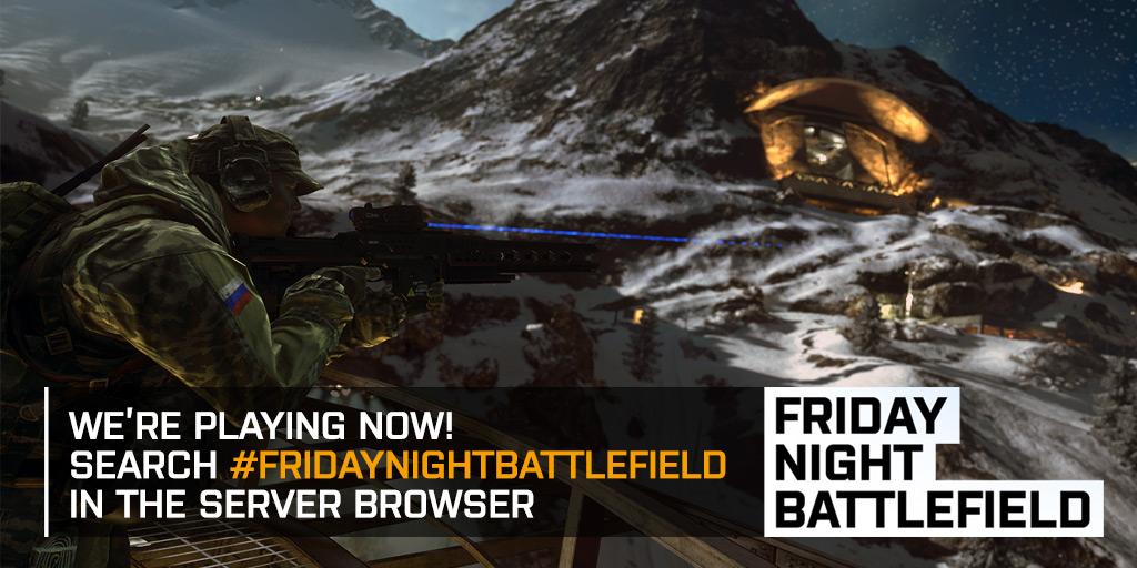 Battlefield's tweet photo. LIVE: Join the #FridayNightBattlefield stream with our caster @Mr_Falls right now!
Stream: https://t.co/4nzOMIsAoO https://t.co/eGkcruF1Gw