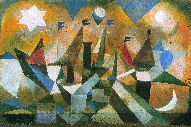 Sailing Ships Waiting out the Storm by  #PaulKlee ❤️