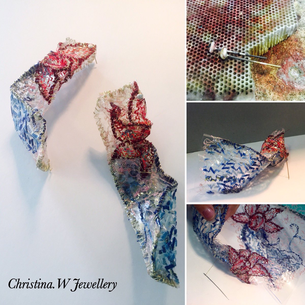 Christina79919's tweet photo. Working process#Silver#Earrings#Embroidery#Encounter Buddha#Christina.W Jewellery翁依彤設計師珠寶 https://t.co/MOY7Px33Or
