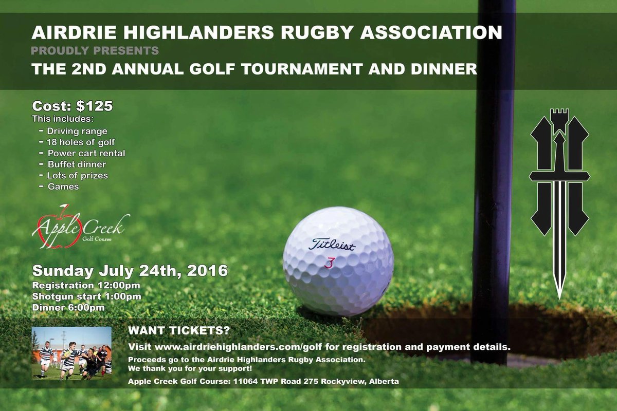Airdrie Echo (@airdrie_echo) on Twitter photo Any golfers have a tee time open on July 24 for a good cause for <a href="/AirdrieRugby/">Airdrie Highlanders</a> youth athletes? #Airdrie Any golfers have a tee time open on July 24 for a good cause for <a href="/AirdrieRugby/">Airdrie Highlanders</a> youth athletes? #Airdrie