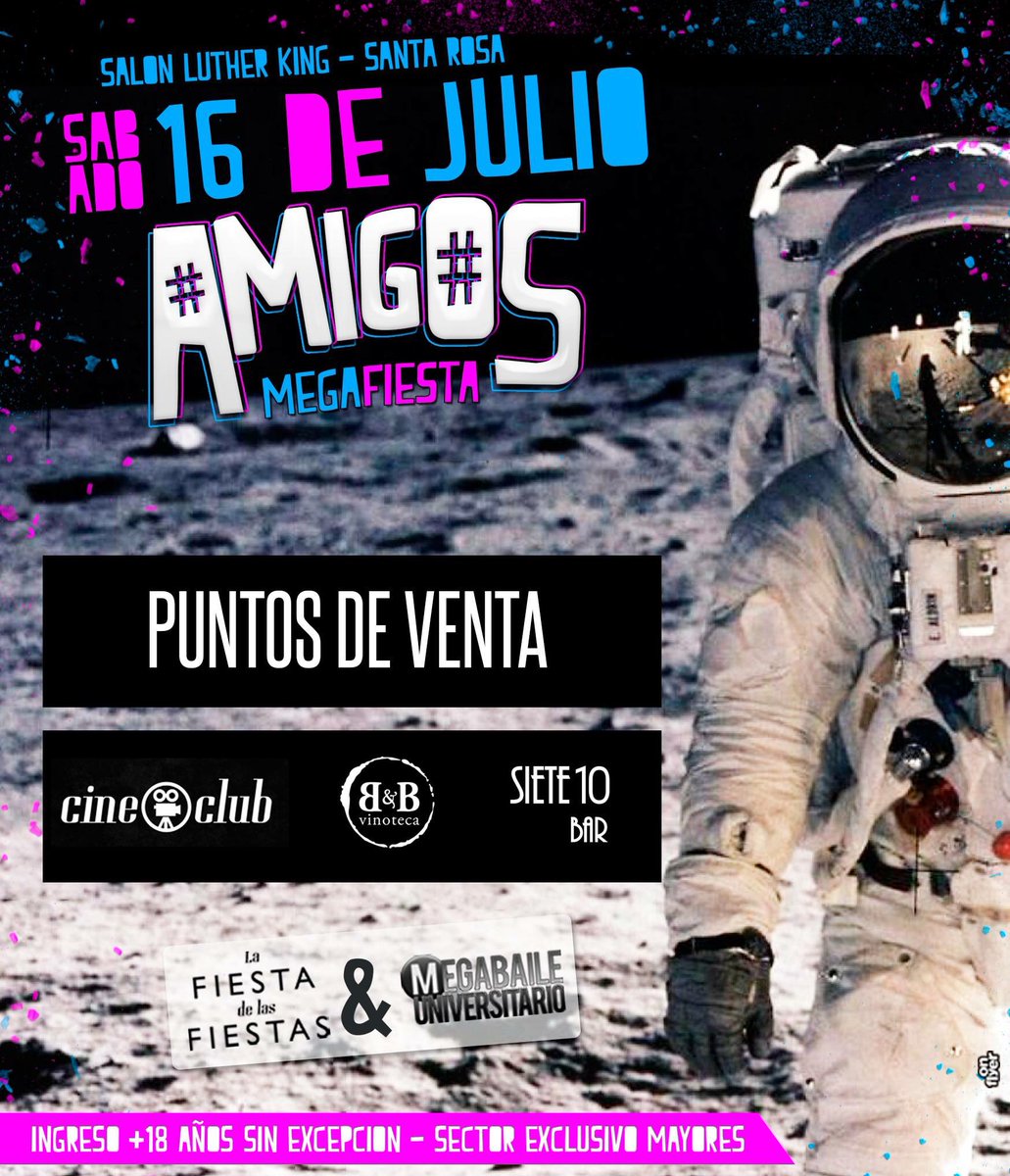 velvet_inn_'s tweet photo. 🎫 CONCURSO 🎫
REGALAMOS 2 entradas para el Sab.16 #AmigosMegaFiesta org. #Ⓜ️egabaile y #LFDLF
DALE 🔸RT🔸 Y PARTICIPA https://t.co/HrR7MzK1i4