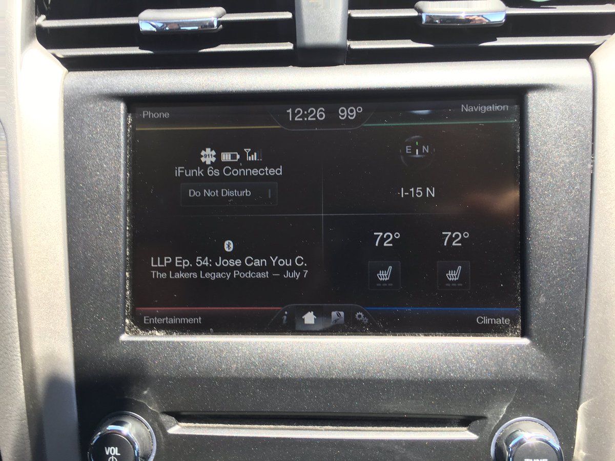 jinbert's tweet photo. Driving to Vegas for summer league while listening to @LakersLegacyPod. #lakers #freshorganics https://t.co/bQoIZ2Dm5w