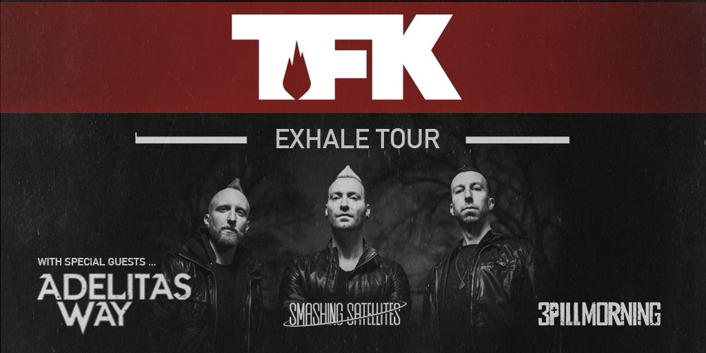 OfficialTFK's tweet photo. The Exhale Tour starts next week! Which show are you coming to? https://t.co/n1868iUSHL