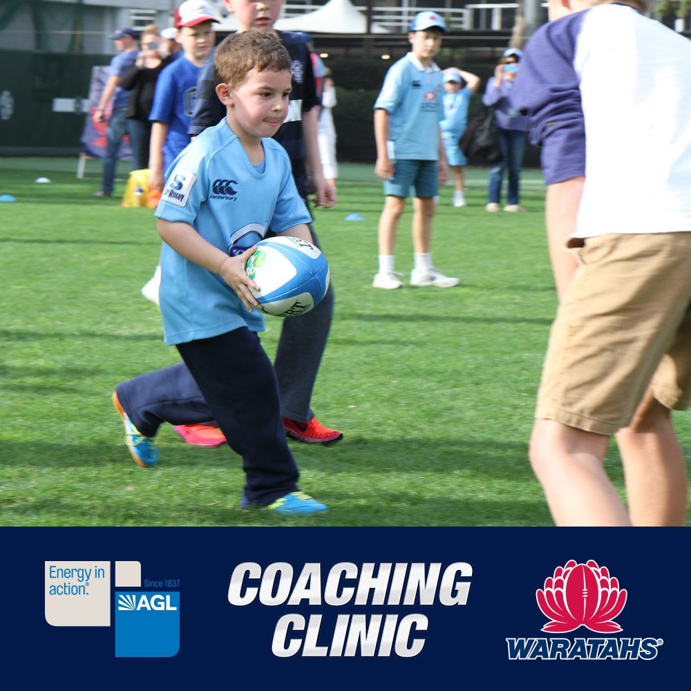 NSWWaratahs's tweet photo. Bring the kids early tonight for a free coaching clinic thanks to @aglenergy from 5:30pm #WARvHUR #FutureTahs https://t.co/QIsdfwlvKe