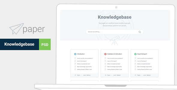 WarezNulled's tweet image. Paper - Product &amp;amp; #KnowledgeBase Template - #Codetracks #Docs #Documentation goo.gl/ISYSqm