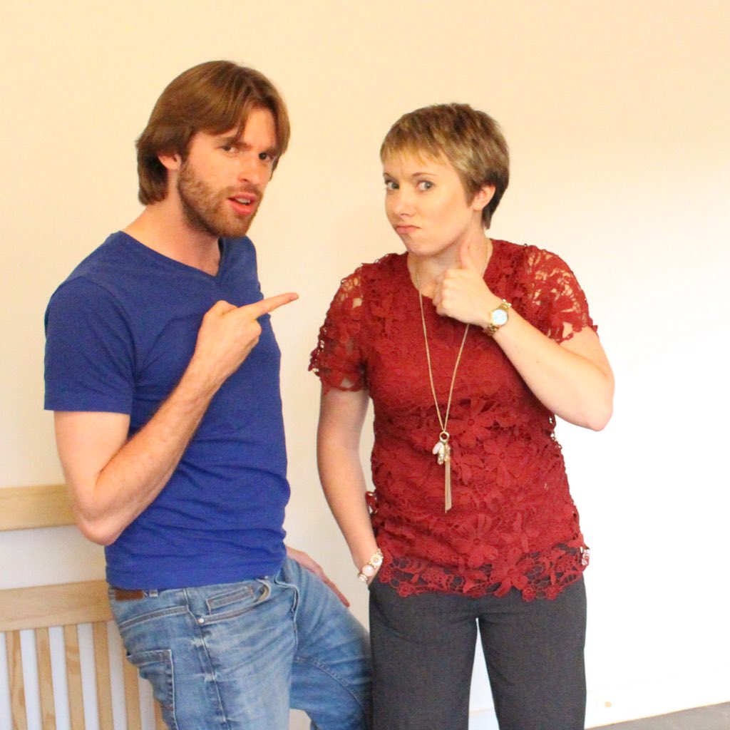 Awesome rehearsals tonight with <a href="/Frankie_Mae/">Frankie Mae</a> @LaurenMcGarvey &amp; @JW_Acting ✨

#impro