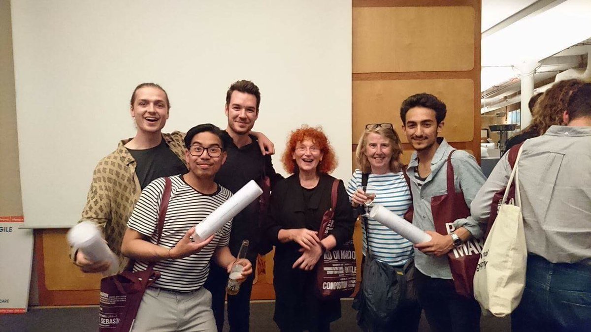 viscom16's tweet image. Congratulations to our new @ISTDworldwide members, who celebrated their typographic achievement at @pentagram today!