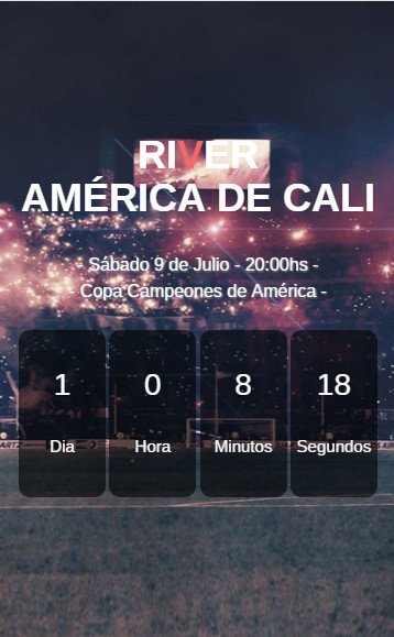 famosoriverp's tweet photo. DALE, RELOJ, AMEO.
QUÉ GANAS DE VOLVER A VERTE RIVER! https://t.co/NTe3xPtj1D