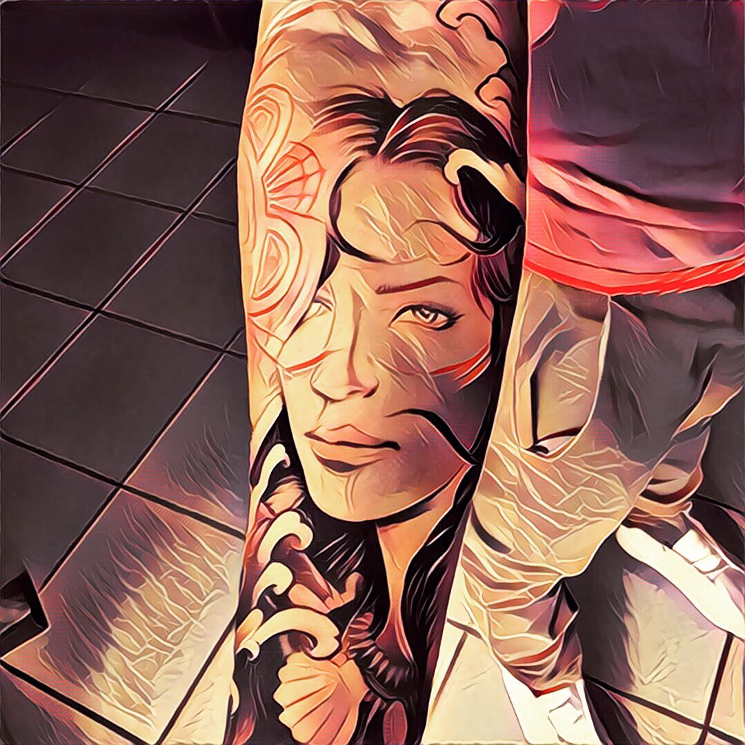 Jorgito2138's tweet photo. Neotaino tattoo, In process by @JuanSalgadoArt @ColorConspiracy Filtro de @PrismaAI #tattoo #Colorconspiracy https://t.co/M2zcOhzpqm