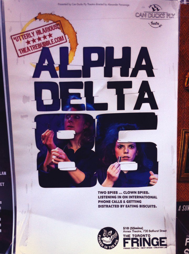 LL_Theatre's tweet photo. #AlphaDelta86 is absolutely delightful. Great for #ESL patrons, perfect 4 kids from 5 - 90. #Fringe2016 #FringeBites https://t.co/bWKGYfzmlP