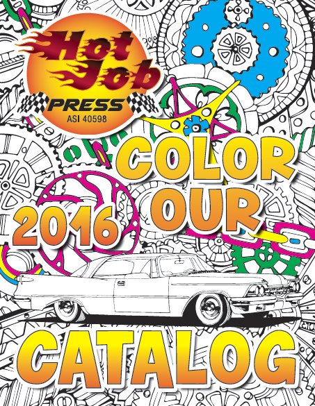 HotJobPress's tweet image. "I like red." "Blue!" We couldn't agree so we made our catalog a coloring book. Get one at booth 333 #ASIChicago
