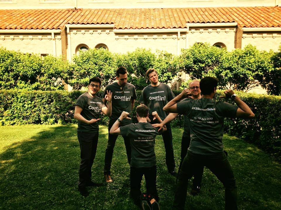 kingssingers's tweet photo. Johnny, is kicking off our official #KSSummerSchool "Count me in!" selfie campaign: https://t.co/sSyZfrf5As https://t.co/dlTfYeyQNW
