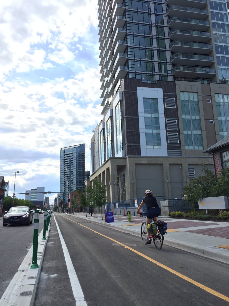 guardiantower's tweet photo. We've finished construction of the sidewalk and reopened the street on the 12th Ave, and the bike lane is now open! https://t.co/VcJXLntg9e