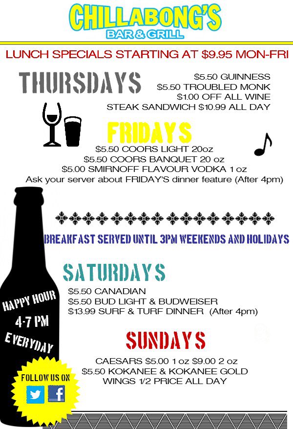 Chillabongs's tweet photo. It's #Friday!! Let the epic times begin! #BeerTime #Weekend https://t.co/MMmLEAVU4V