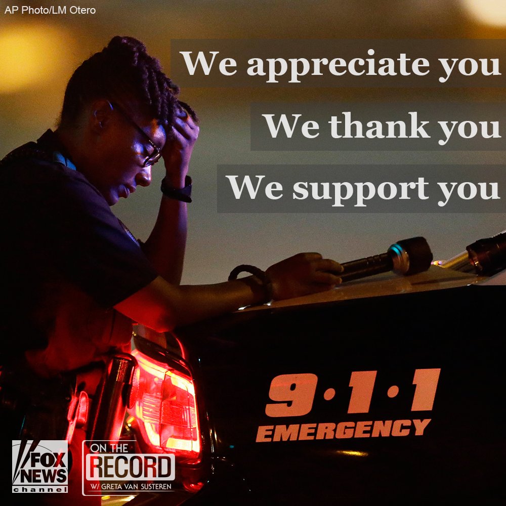 RETWEET to show your support for law enforcement officers in Dallas &amp; across the country –OTR #greta <a href="/FoxNews/">Fox News</a>