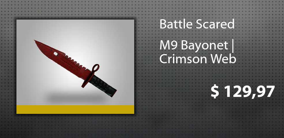 Alexslot_'s tweet photo. My skin M9 Bayonet | Crimson Web Battle Scared! CS:GO Case Opener Ultimate https://t.co/llHBib1GSV https://t.co/P4kQVwPMs9