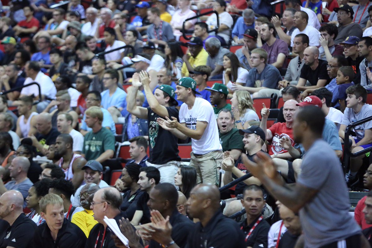 Bucks's tweet photo. Bucks win!! Topping the Cavs 81-75. #OwnTheFuture https://t.co/5byR299bVV