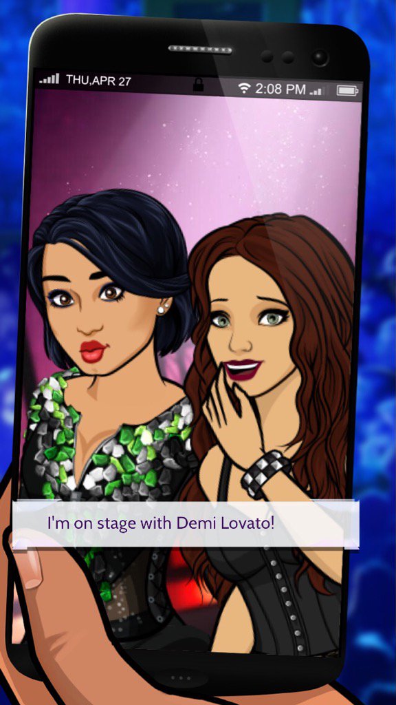 imomcguinness's tweet photo. I got a photo on stage with Demi Lovato! #episode #demipathtofame https://t.co/XdItFKjqQn https://t.co/2m61UdqOEa