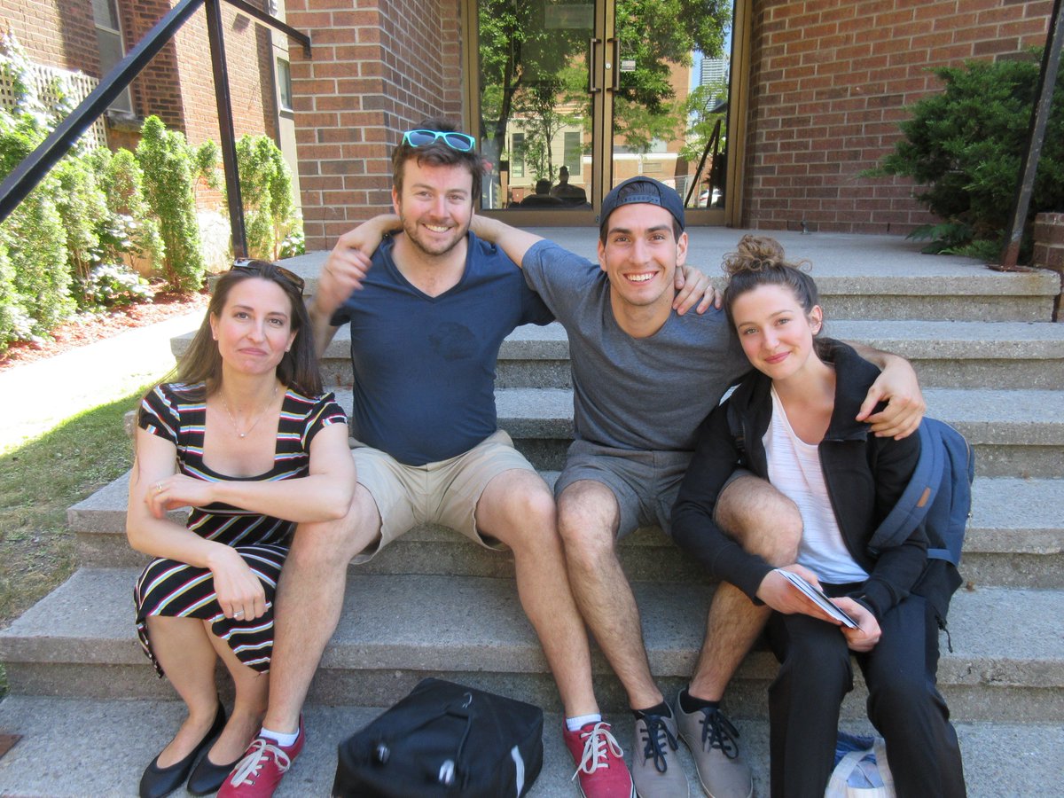 FalseStartTO's tweet image. The cast of #FalseStartTO is ready to hit the stage tonight at 11:00pm - Don't miss out on the fun! @Toronto_Fringe