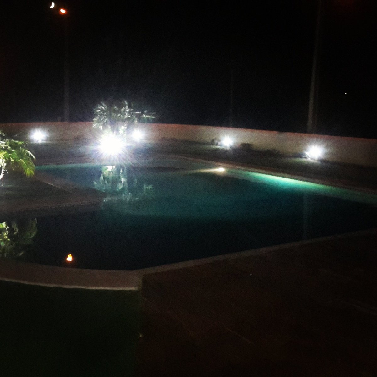 By night ...