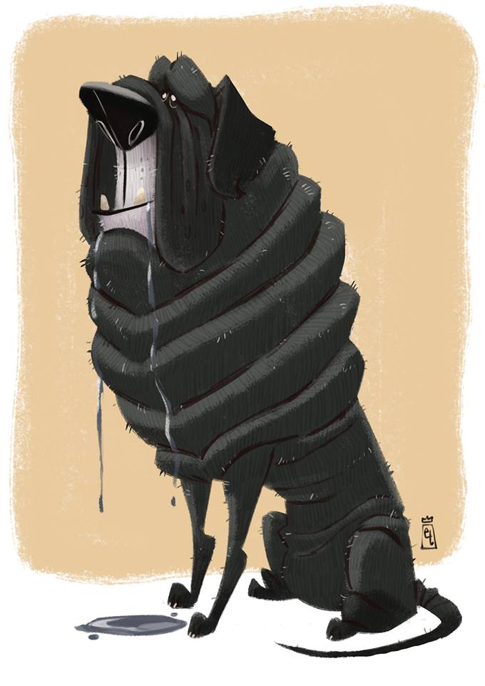 illusNow's tweet photo. Art by @edwardiantaylor Awesome design for Hagrid's dog for the #HarryPotterCharacterDesignChallenge
If you ❤️ it RT https://t.co/RDodCmQYqG