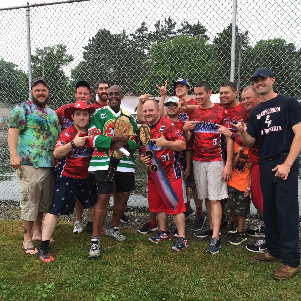 EP_Patriots's tweet photo. Hey yo, @TheRealVirgil thanks a million repping with pWo.  That gold looks good on you. #champs #patriots https://t.co/IP3ke5rbq1