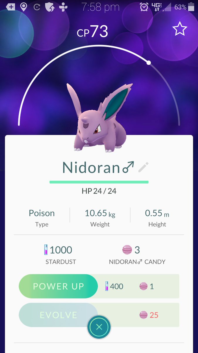Gleapsite's tweet image. Pokego Roadtrip:  Indiana started off weak with a rattata, but ended strong with a Nidoran